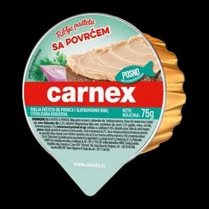 Pasteta riblja,povrce Carnex folija 75g