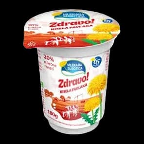 Kisela pavlaka 20%mm Zdravo casa 180g