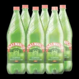 Gazir.voda Knjaz Milos pet 1,25lx6-paket