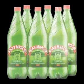 Gazir.voda Knjaz Milos pet 1,25lx6-paket