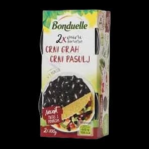 Pasulj crni Bonduelle 2x100g