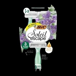 Brijač Ženski 3 Oštrice Soleil Escape Lavender Blister 3 Kom Bic