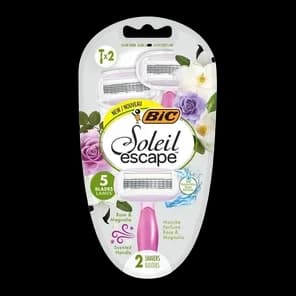 Brijač Ženski 5 Oštrice Soleil Escape Ros-mag Blister 2 Kom Bic