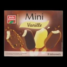 Sladoled Štapić 8x50ml Vanila Bela, Tamna, Mlečna Čokolada I Bademi Belle France
