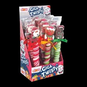 Lizalica Bozicna twisty Fizzy 40g