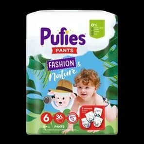 Pelene Pufies Pants Fashion&nature Extra Large 6 36kom(15+kg)