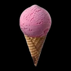 Sladoled Ball Top Cone Strawberry Hit 110ml