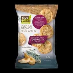 Čips Pirinčani Gorgonzola Sir Karamelizovana Kruška Gf 60g Rice Up