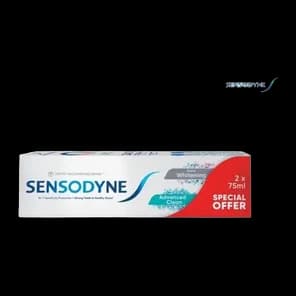 Pasta Extra Wh+Adv.Clean Sensodyne2x75ml