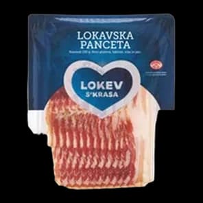 Lokavska panceta narezana 100g, Celjske