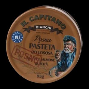 Pasteta losos posna Il Capitano 95g