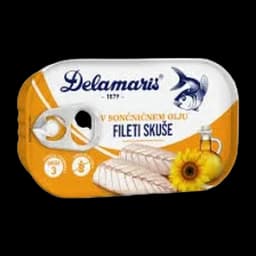 Filet skuse u bilj.ulju Delamaris 125g