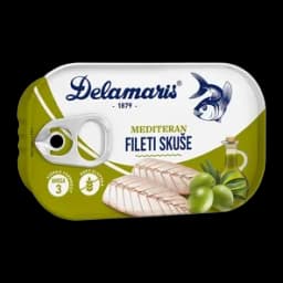 Skuša File Med Ulju 125g Delamaris