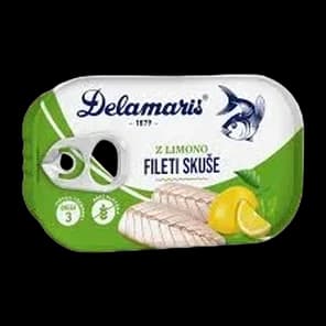 Fileti skuse sa limunom 125g Delamaris