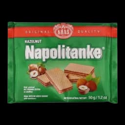 Napolitanke Hazelnut bez secera 50g