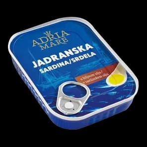 Sardina Salata Ulje 100g Adria Mare