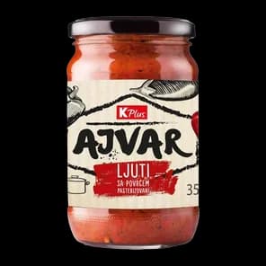 Ajvar Ljuti Sa Povrćem 350g K Plus