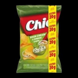 Chio sour cream&onion 130 g + 20 g gratis