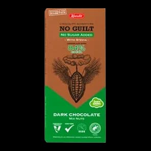 Cokolada crna nuts mix No guilt 80g
