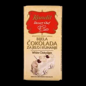 Kandit Dessert Chef Bela Cokolada Za Kuvanje 200g
