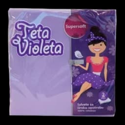 Salvete Sup Soft 38x38 2sl Lila Vio