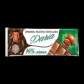Čokolada Daria 14% Lesnik 80g Sl