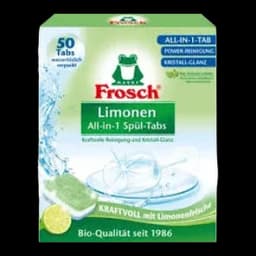 Frosch green lemon dishwashing tabs 50