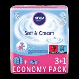 Maramice Nivea Baby Soft&care 3+1gr