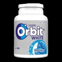 Zvake White Freshmint bottle Orbit 64g