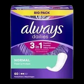Liners Normal 60 pcs Always