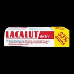 Pasta Lacalut Akt.White 75ml+33% gratis