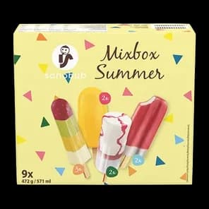 Sladoled Mixbox Summer Sanobub 9/1 Mpack 472gr