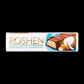 Čokoladni Bar Mlečni Badem I Kokos Fil 38gr Rochen