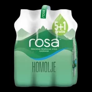 Rosa voda gazirana 1,5l 5+1 grati