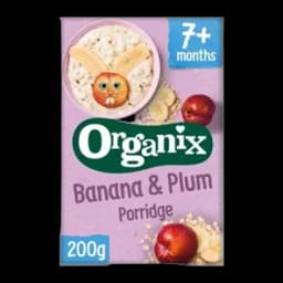 Kaša Org Ban Šljiv 7m+200g Organix