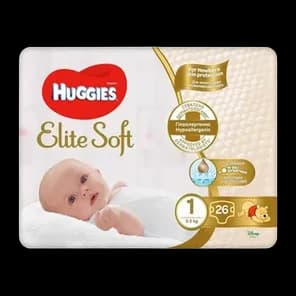 Pelene Huggies ESoft (1) Conv 26 kom.