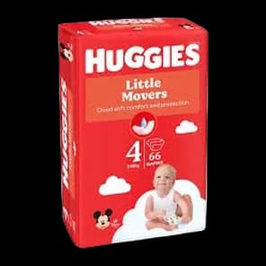 Pelene Huggies Little Movers Jumbo 50 Kom 4 (7-18kg)