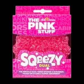 The Pink Stuff dual scrubber i sundjer