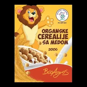 Cerealije Org Sa Medom 200g Bioagr