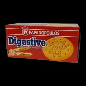 Keks Sa Integralnim Brašnom Preliven Tamnom Čokoladom 250g Digestiv 30% Papadopoulos