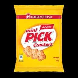 Krekeri Slani 70g Mini Pick Crackers Papadopoulos
