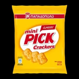 Krekeri Sa Ukusom Kisele Pavlake 70g Mini Pick Crackers Papadopoulos