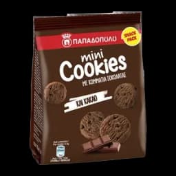 Keks Mini Cookies Sa Komadićima Čokolade 70g Papadopoulos