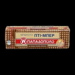 Keks Petit Beure Integralni 225g Papadopoulos
