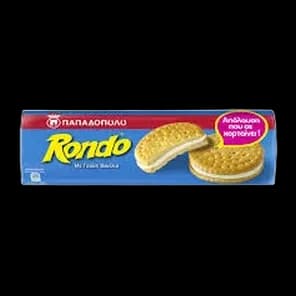 Keks Punjen Vanila Kremom 250g Rondo Papadopoulos