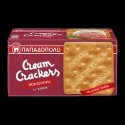 Krekeri Sa Više Vrsta Semenki I Kinoom 195g Cream Crackers Papadopoulos