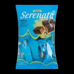 Napolitanka Prelivena Tamnom Čokoladom 180gr Mini Wafers Dark Serenata