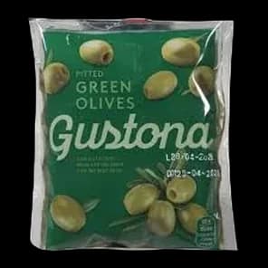 Zelene masline bez kostice Gustona 195g