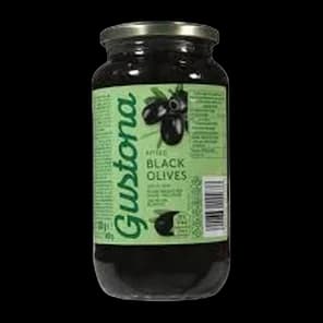 Crne masline bez kostice Gustona 880g