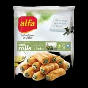 Mini Rolls Sa Spanaćem I Feta Sirom 500 Gr Alfa Foods